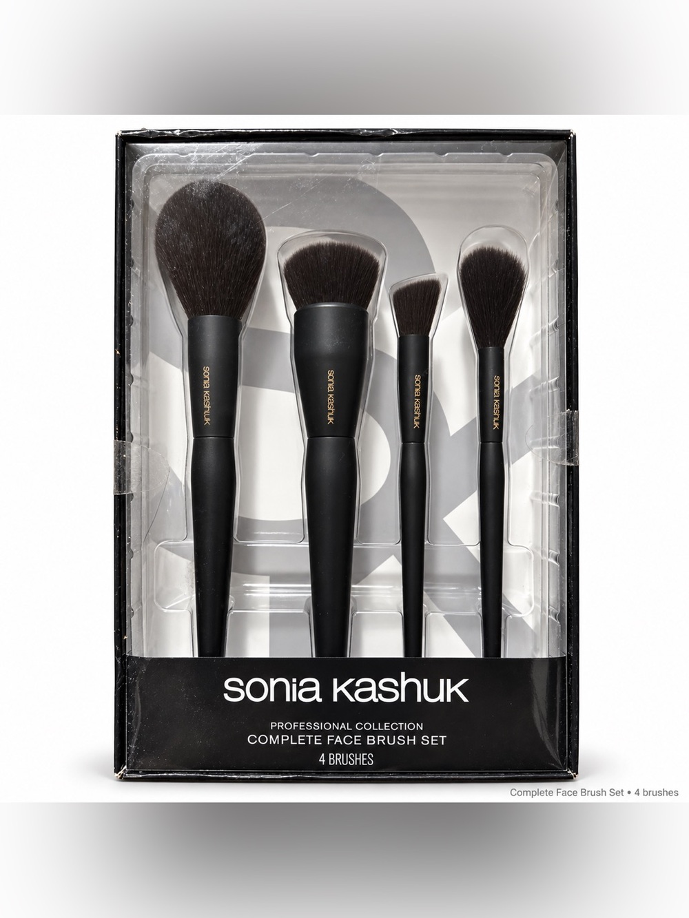 Sonia Kashuk Black Complete Face Brush Set - 4 Piece